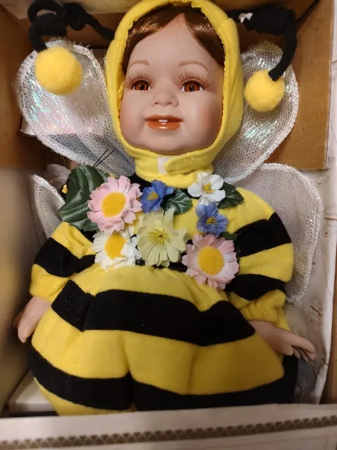 Heritage Signature Collection Porcelain Doll  Bumble Bee 13" COA #12386