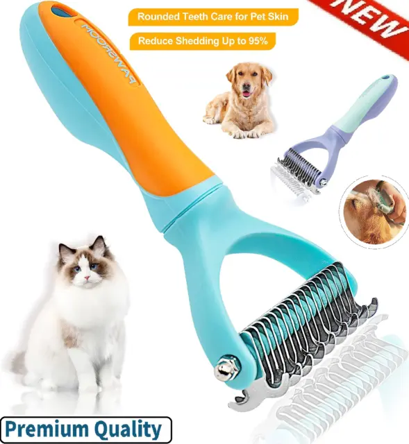 Pet Hair Remover Dog Cat Comb Grooming Massage Deshedding Cleaning Brush Tool