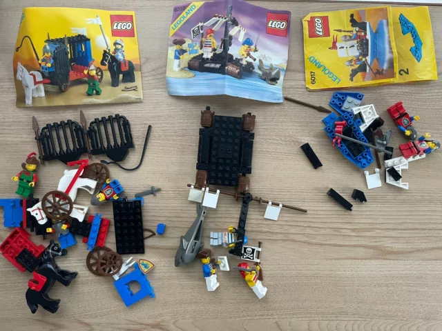 Lego Vintage Pirates Knight Konvolut 6017 6039 6023 6042 6257 6258 6260 UNVOLLSTÄNDIG 2