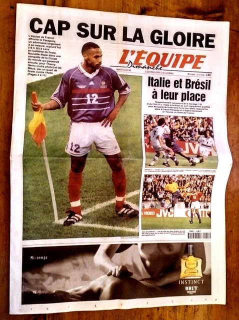 Thierry Henry - FIFA Coupe du Monde 1998 - France - Sporting Heroes