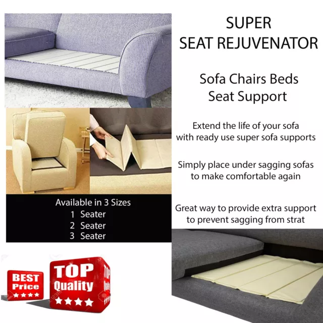 Sag Buster Sofa Savers Sofa Rejuvenator Boards chairs Beds Seat Support Beige UK