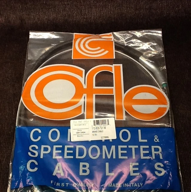 VW AIRCOOLED BEETLE Karmann Ghia Parking Brake Cable 113609721M 68 Only