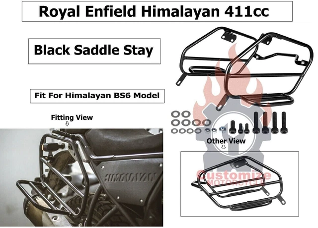Béquille Centrale En Acier Noir Pour Royal Enfield Himalayan 411 - Pièce Neuve Référence 866192