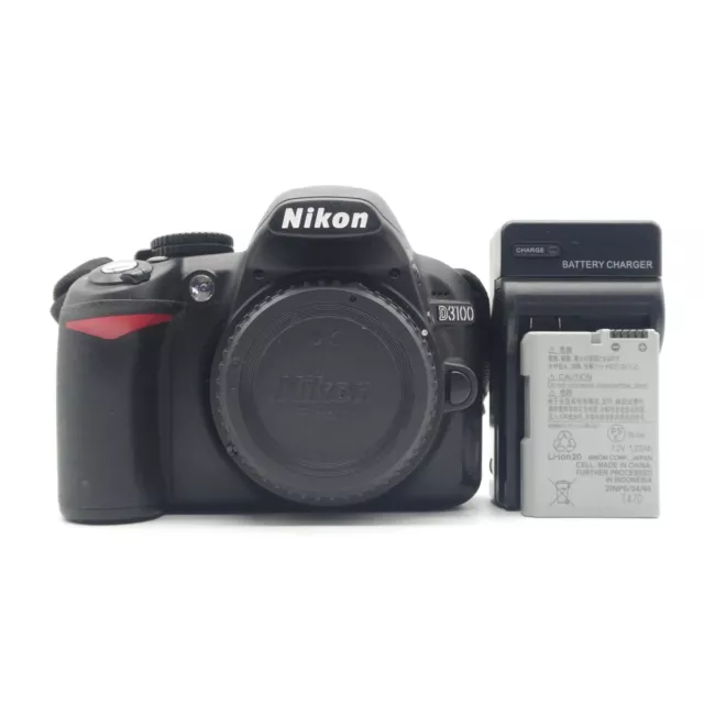EXCELLENT Nikon D D3100 14.2MP Digital SLR Camera - Black (Body Only) #15