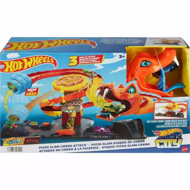 Hot Wheels City Pizza Slam Cobra Attack