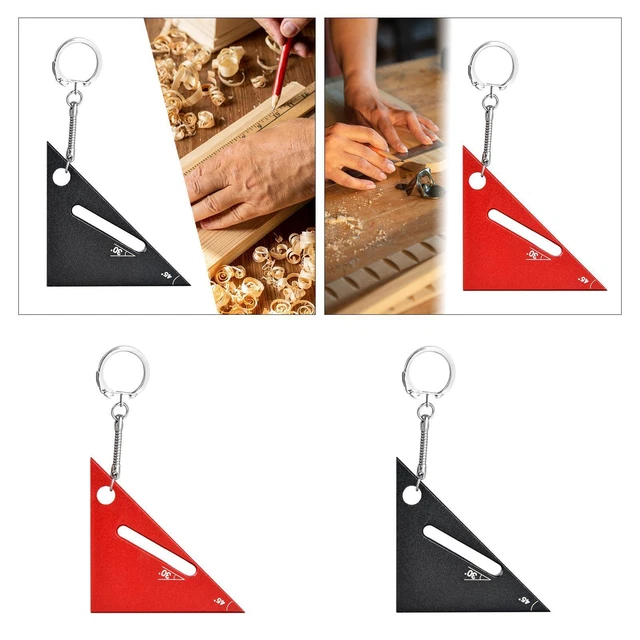 TRIANGLE RULER MARKING Gauge Layout Measuring Tool Carpenter Square ...
