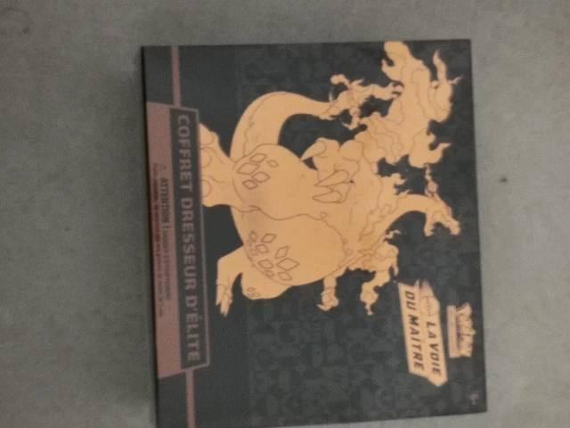 COFFRET POKEMON DRACAUFEU Dresseur d'élite la voie du maître ETB 3.5