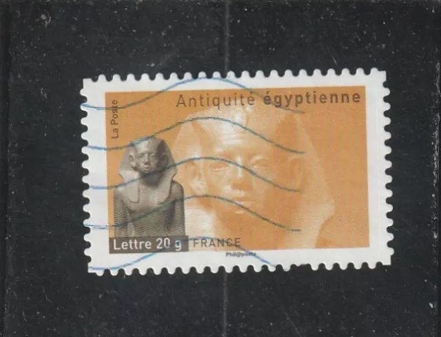 L6463 FRANCE  AUTOADHESIF N° 108 de 2007 " Le Pharaon Amenemhat III " oblitéré