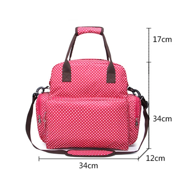 Baby Diaper Bag Multi-Functional Travel Foldable Backpack W/ Changing Pad 4