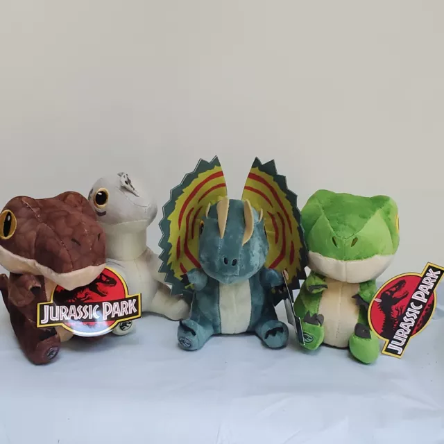 Jurassic Park World Plush Dominion Dinosaurs 6-7” Soft Stuffed 2022 Licensed New