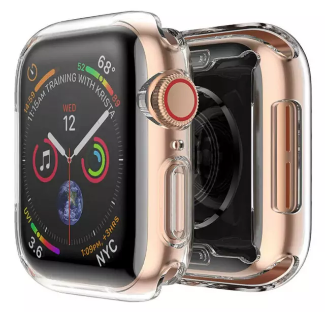 Apple Watch Hülle Serie 8 7 6 5 SE 40/41//44/45 Case Schutz iWatch Displayschutz