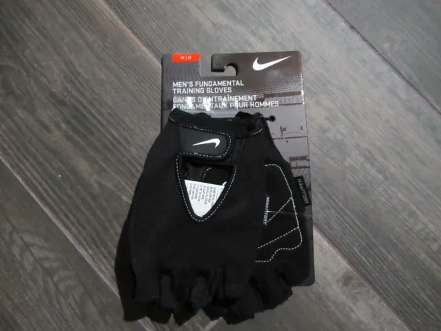 Nike Fitness Workout Training Gloves Men's Medium nwt Free Shipping