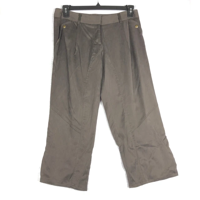 Anthropologie Daughters of the Liberation Pants Size 6 Convertible Crop Capri