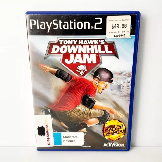 Tony Hawk's: Downhill Jam (Nintendo Wii, 2006) Disc with Manual