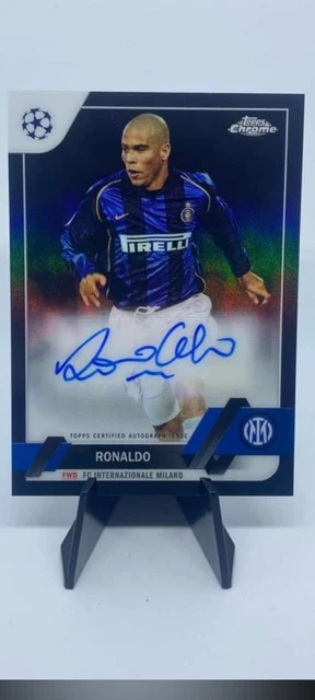 Ronaldo R9 Auto 2022-23 TOPPS CROMATO Competizioni UEFA per Club Ronaldo R9 Auto/10 ...