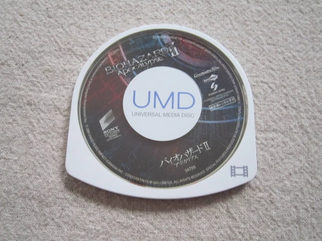 PSP UMD Video Biohazardii Biohazard Ii Apocalysk Only Japan a1