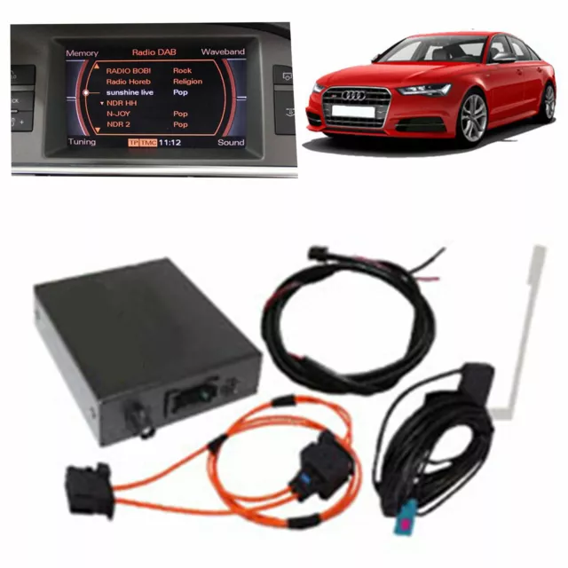 Para Audi A4 B8 A5 8T A6 4F Q7 DAB+ Completo Digital Radio + Antena Mmi 2G