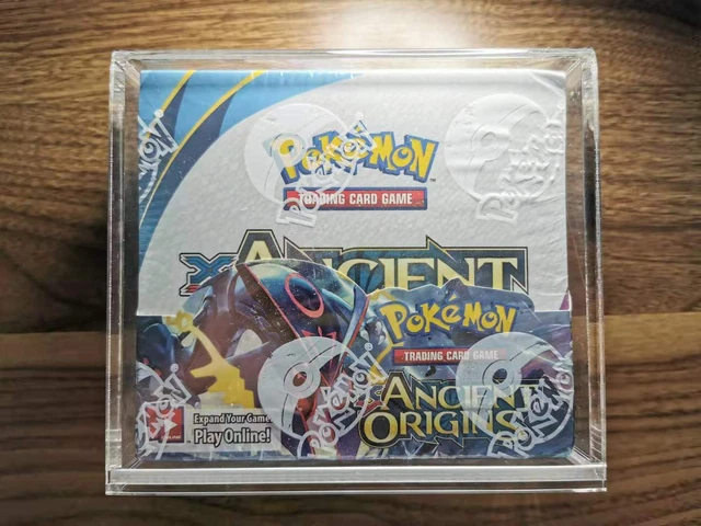 Pokemon Acrylic Display Case Booster Box fits NON-WOTC Up to XY - UV protective