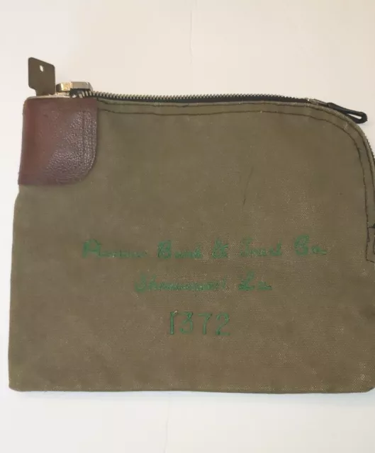 VINTAGE RIFKIN CO BANK DEPOSIT BAG / WITH KEY ARCO 7 LOCK SHREVEPORT  La. #1372