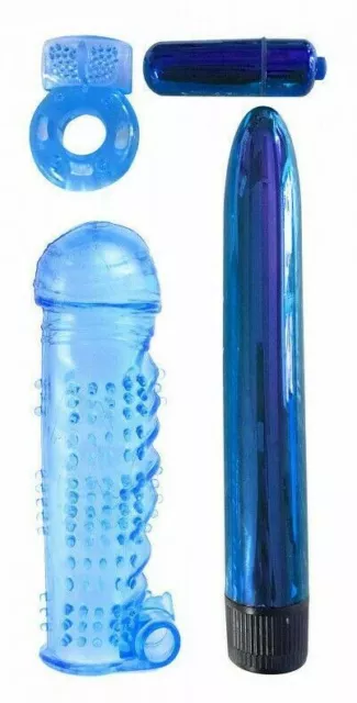 Kit vibratore vaginale anale guaina anello fallico vibrante per pene sexy toys