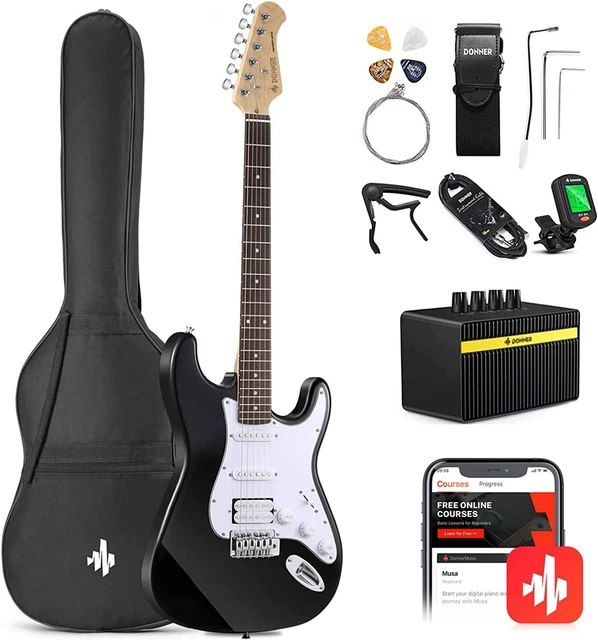 🎸 Donner DST-100 Electric Guitar With Amplifier Humbucker / Single Coil Pickup