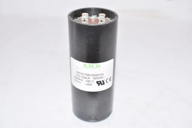 NEW BMI 091A270B165BE5A 270-324UF 165VAC Start Capacitor
