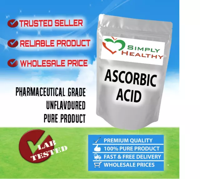 Ascorbic Acid 2kg Pure Product Vitamin C Pharmaceutical Grade | Non GMO