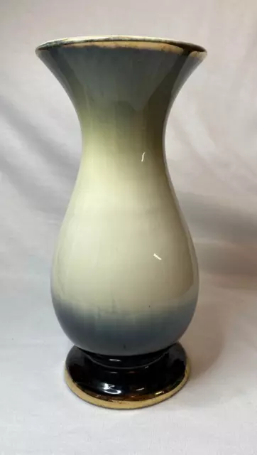 Mid Century West German Drip Glaze Pottery Vase Numbered 145 / 0