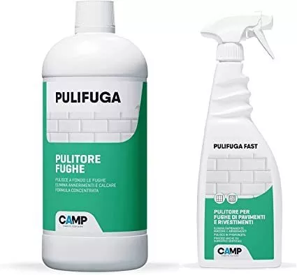 Camp - PULIFUGA 1lt + PULIFUGA FAST 750ml - per fughe pavimenti e rivestimenti