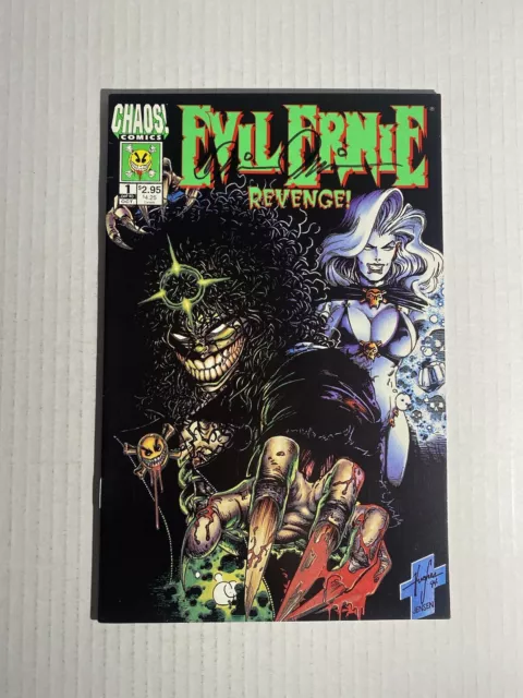 Chaos Comics Evil Ernie Revenge #1 Signed By Brian Pulido