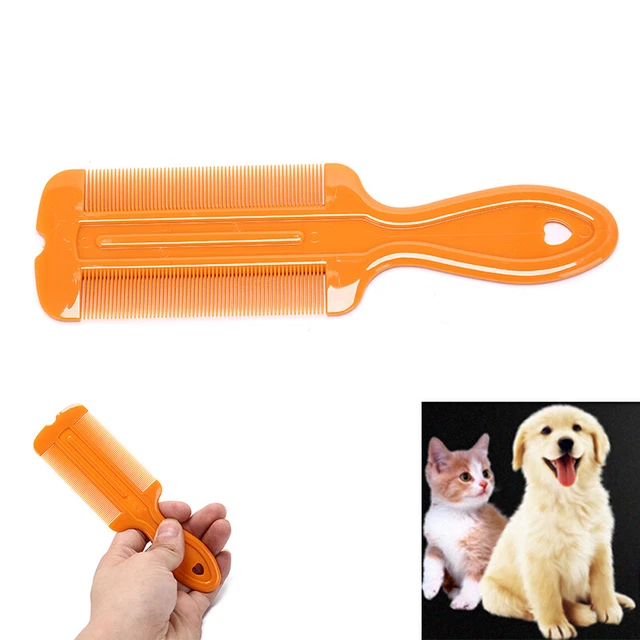 plastic handle double sided head lice comb hair combs lice flea nit hair comD !!