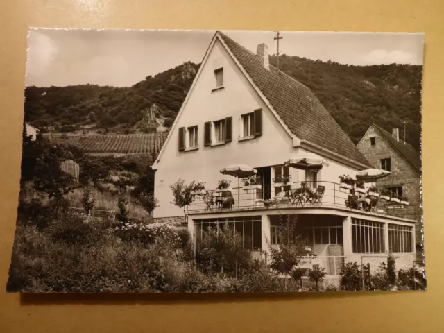 AK alte Ansichtskarte Bad Münster Fremdenpension Haus Reinhard 50er 60er Jahre