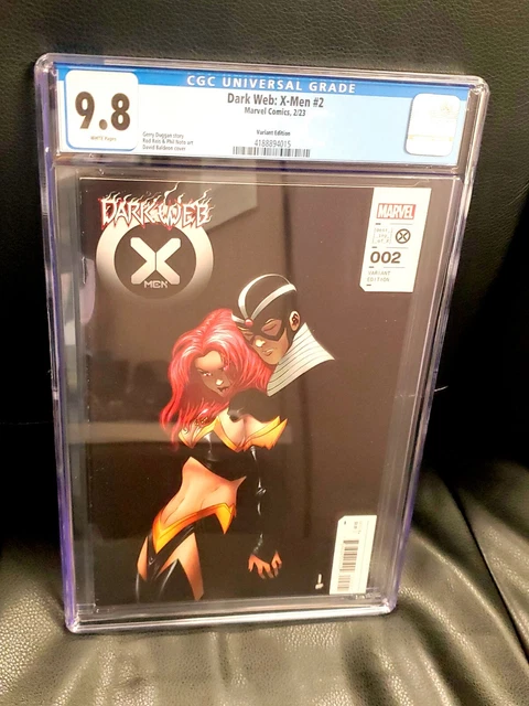 Dark Web: X-Men #2 Marvel 9.8 CGC Graded Slab Comic