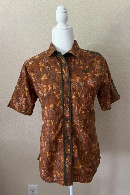 DISNEY WORLD ANIMAL Kingdom All Over Safari Print Cast Member Costume