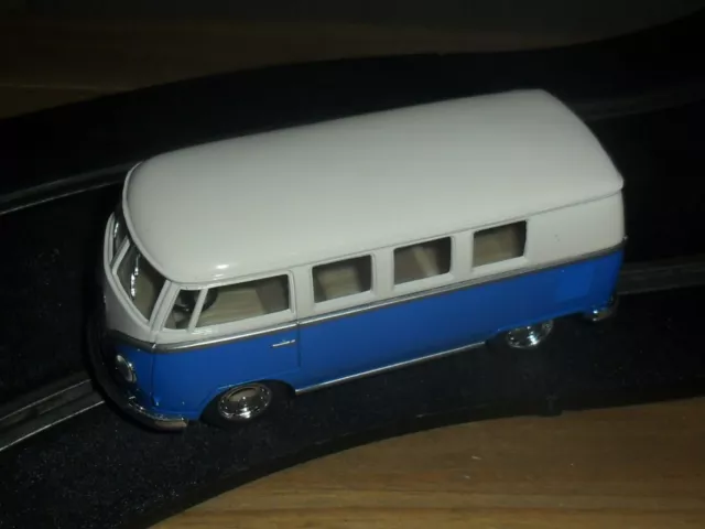 Scalextric conversion blue Volkswagen Campervan / car superb fun and fast