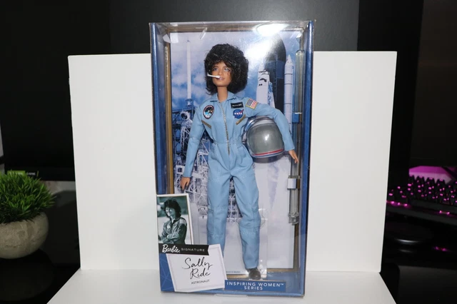 BARBIE SIGNATURE SALLY Ride Astronaut Doll Inspiring Women Series New ...