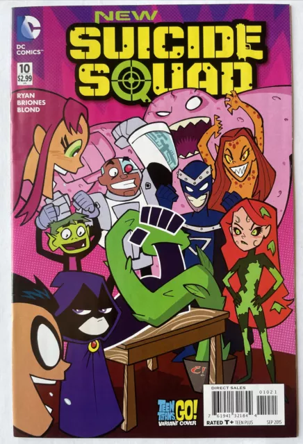 New Suicide Squad #10 • Teen Titans Go! Variant Cover! (2015 DC) Harley Quinn