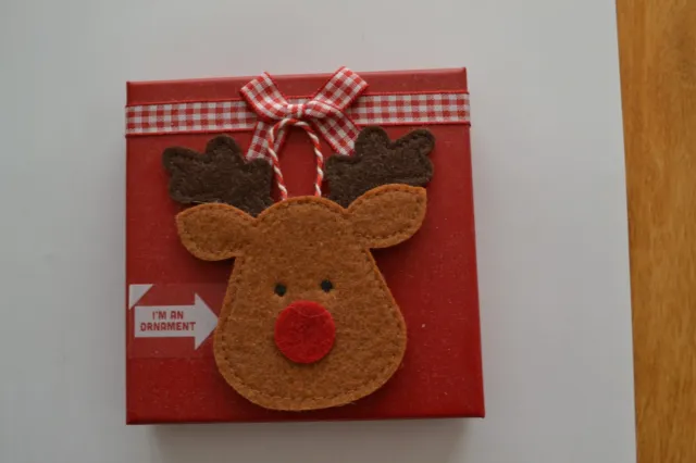 Amazon Christmas Gift Card Box with Detachable Reindeer Tree Decoration (EMPTY)