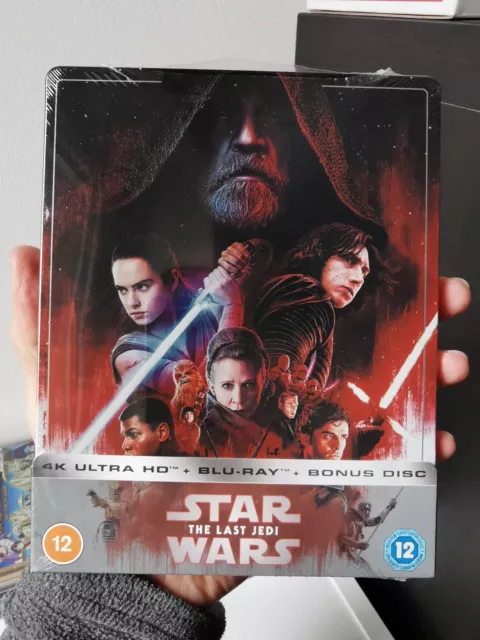 Star Wars The Last Jedi Bluray 4k Steelbook Zavvi Neuf