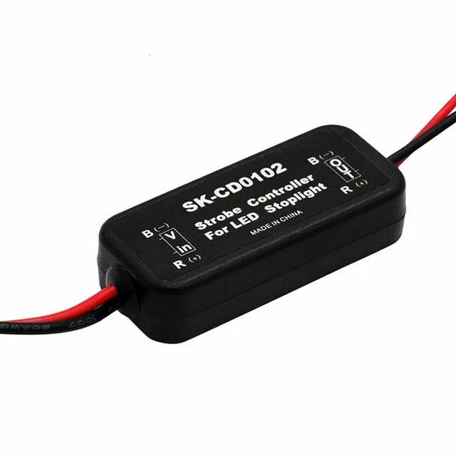 Flash Strobe Controller Flasher Module For Car Led Brake Stop Light Lamp Gs-100a