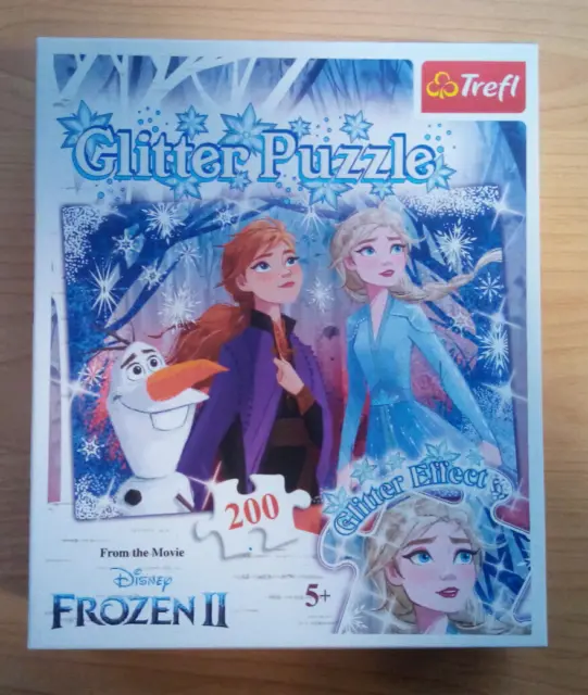 Trefl Puzzle Frozen II Eiskönigin Disney 200 Teile 5+ Glitter Puzzle