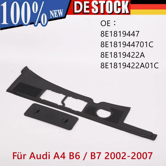Wasserkasten-/Batterieabdeckung Für Audi A4 B6 B7 (8E) - Deckel 8E1819447, Schwarz, OEM