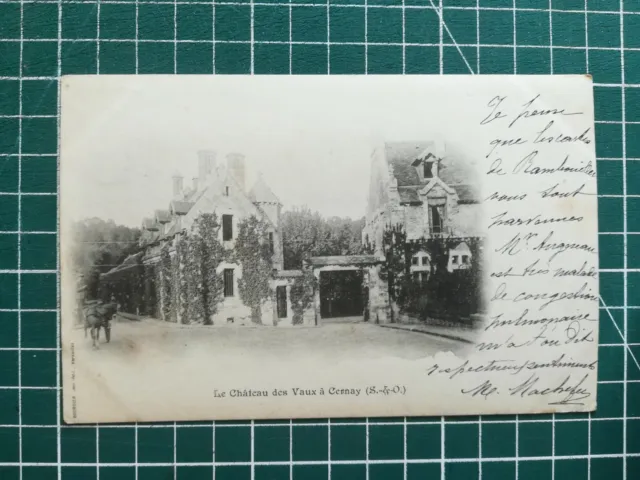 Sb201 CPA Be Circa 1900 - Cernay - Castle Of Vaux