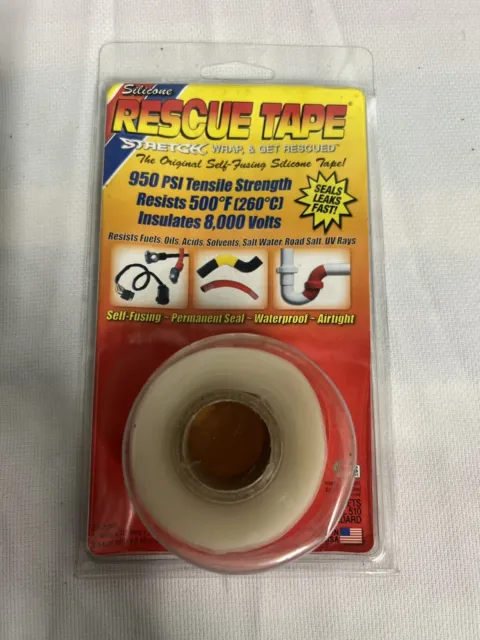 Rescue Tape Yellow 1 X 12 Silicone Rescue Tape Self Fusing Waterproof Seal