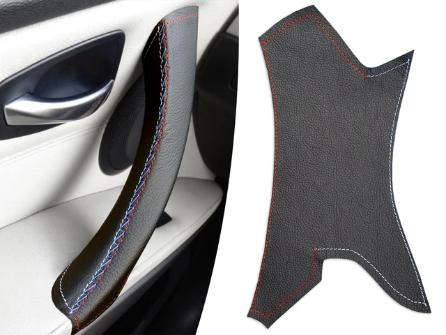 Copri Maniglia Porta Interna Per BMW Serie 3 E 4 - Nero - Foto 6