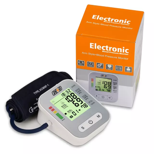 Automatic Digital Blood Pressure Monitor Cuff Upper Arm Voice Bp Machine Nhs Uk