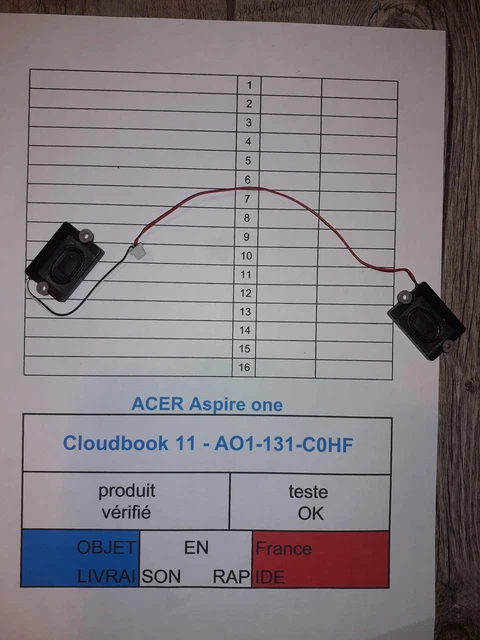 Dalle écran LCD LED 11.6 Pouces Pour Acer Aspire One Cloudbook Ao1-131-C6ds - Remplacement Neuf