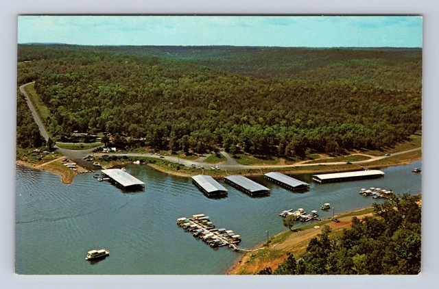 Mountain Home AR-Arkansas, Cranfield Boat Dock, Lake Norfork, Vintage Postcard