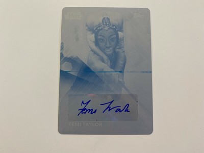 2014 Topps Rotj El Retorno del Jedi en línea exclusivo Femi Taylor Autógrafo Oola 