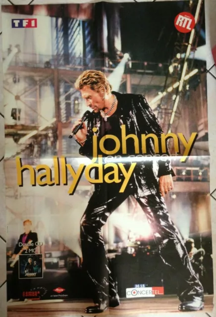 Affiche Concert Johnny Hallyday Allume Le Feu Stade De France